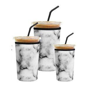 Reusable Iced Coffee Sleeves Neoprene Insulator Cup Sleeve for Cold Drinks
